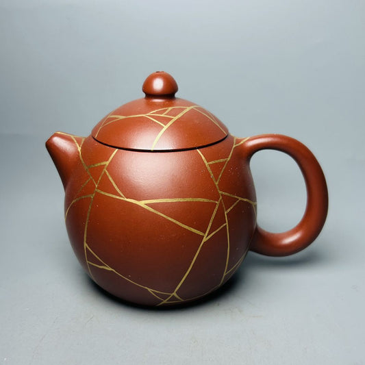 Vintage Chinese Yixing Purple Clay Teapot Zisha Ceremony Exquisite Teaware Rare