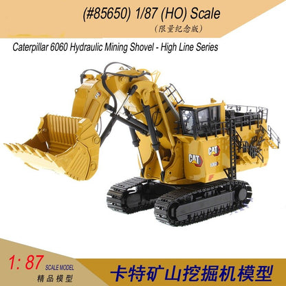 1:87 DM 6060 Hydraulic Mining Front Shovel Excavator Equipment Diecast Model