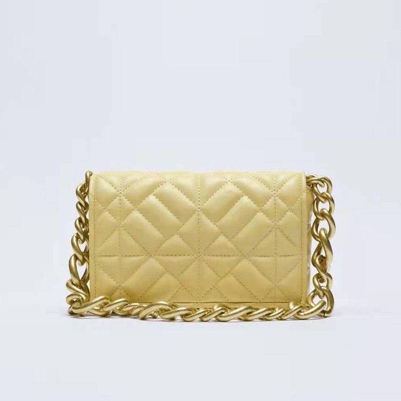 Soft Leather Chain Shoulder Bag Purse Handbag Clutch Tote High Quality S/L Sizes