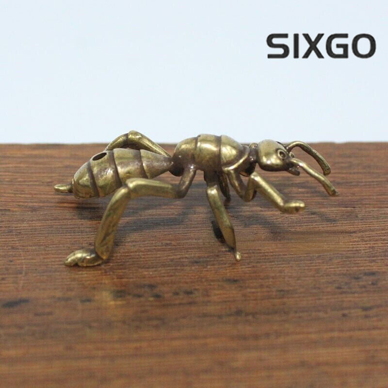 Ant Brass Figurine Statue House Office Table Decoration Animal Figurines Toys