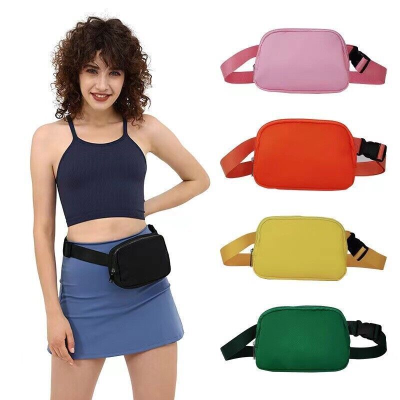 Men Women Fanny Pack Belt Waist Bag Cross Body Sling Shoulder Travel Sport Pouch