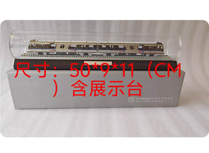 1:87 50CM Malaysia Light Rail Transit 3 LRT3 Passenger Car Train Diecast Model