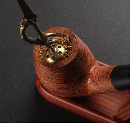 New Creative Pure Brass Tobacco Pipe Tamper Copper Cigar Pipe Cleaning Tool