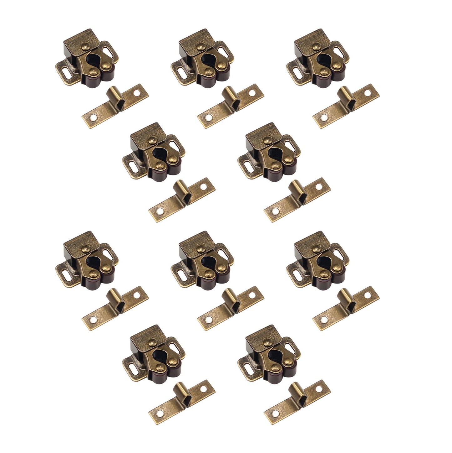 10 Pcs Roller Catch Lock Durable For Dressers/Doors/Cabinets Accessories yq