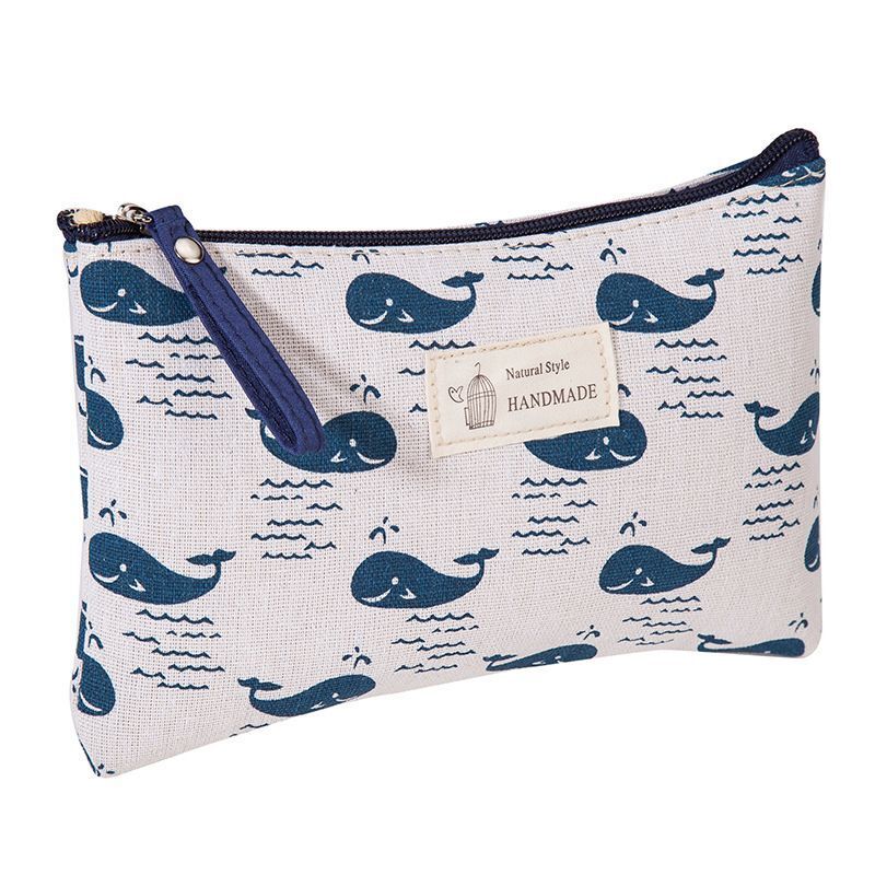 Plaid Printing Cosmetic Bag Makeup Case Organizer Bag Travel Tote Pouch Bags 1PC