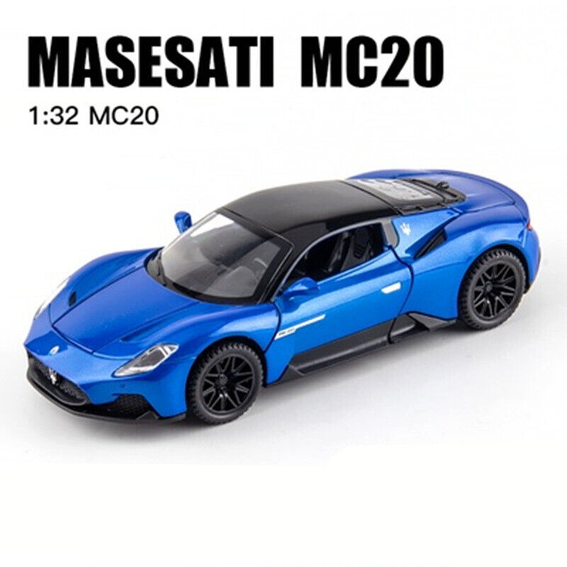 1:32 Maserati MC20 Cabrio Dicast Model Toy Car Vehicle Collection Gift Kid Sound