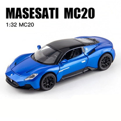 1:32 Maserati MC20 Cabrio Dicast Model Toy Car Vehicle Collection Gift Kid Sound