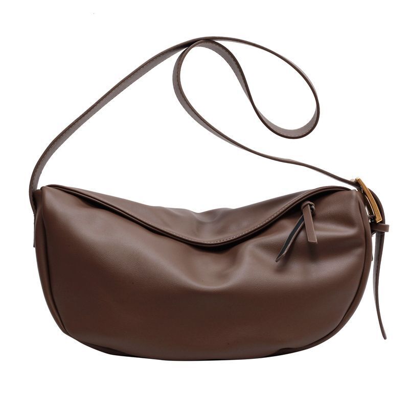 Crossbody Bags Luxury Handbags Solid Soft Shoulder Bags Travel Hobos Vintage 1PC