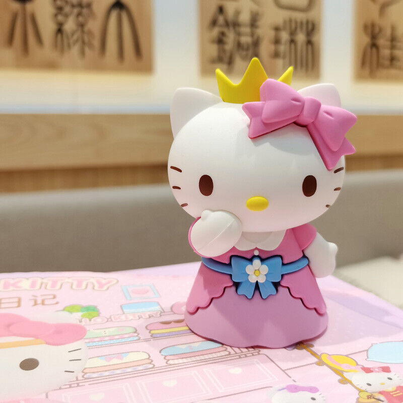Genuine Sanrio Miniso Hellokitty Toy Figure Doll Cute Cat Decoration
