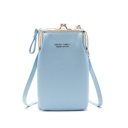 Ladis Fashion Female Mini PU Leather Shoulder Messenger Bag Small Crossbody Bags