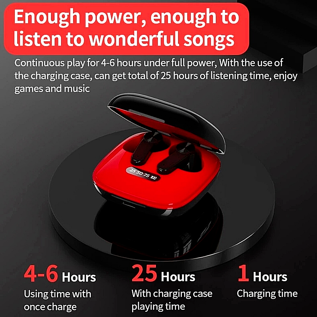 Bluetooth Earbuds Wireless Headphones LED Display Noise Cancelling Premium Sound