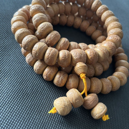 108 Beads Nepal Tibetan Phoenix Eye Bodhi Bracelet Turmeric Skin Mala Universal