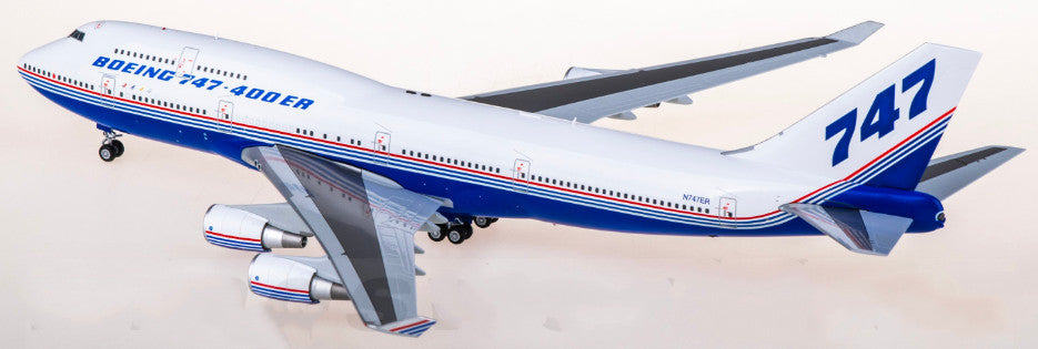 1:200 SQ Wings Boeing B747-400 N747ER Passenger Airplane Diecast Plane Model