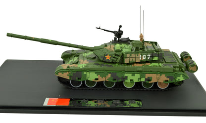 1:72 Chinese PLA ZTZ-99A Main Battle Tank Model Metal Diecast Armored Car 107