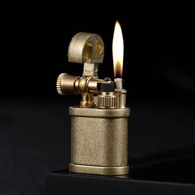 Kerosene Brass Vintage Lighter Collectable Cigarette Pipe Lighter Cigar Torch