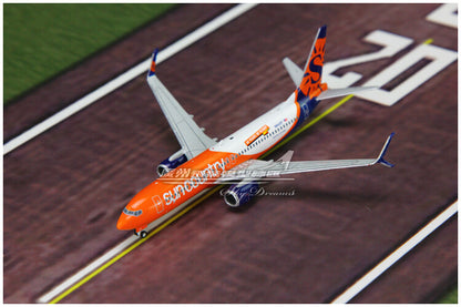 1:400 GeminiJets Sun country BOEING B737-800S Airplane Diecast Aircraft Model