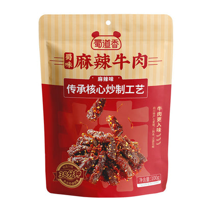 Shu Flavor Spicy Beef 100g Instant Beef Deli Snacks