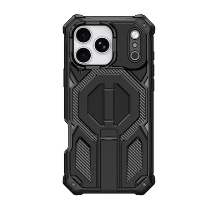 Apple 17 with front frame magnetic suction bracket three-proof mobile phone case