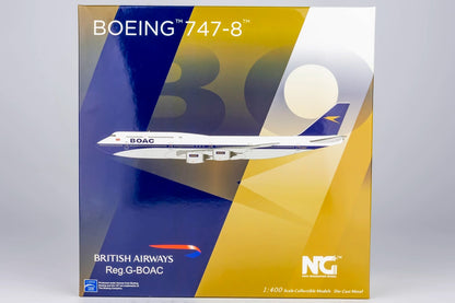 1:400 NG Model BOAC BOEING 747-100 Passenger Airplane Diecast Aircraft Model