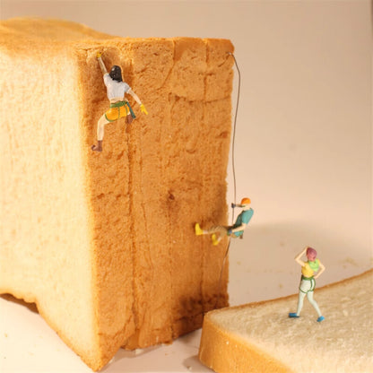 1/64 Rock Climbing Figure Model City Scene Display Props Model Accessory