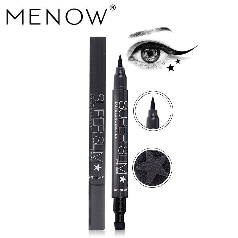 Star Pattern Eyeliner Black Long Lasting Liquid Eye Liner Pencil Cosmetic Beauty