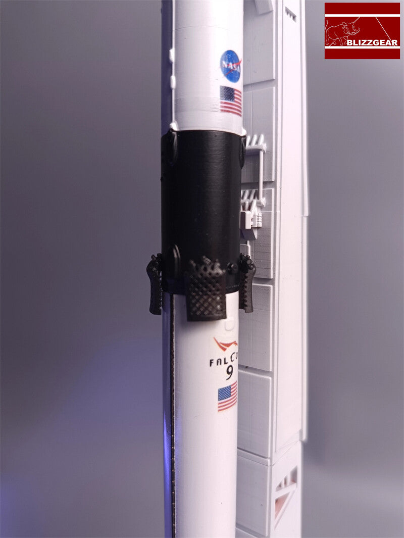1/200 SpaceX Falcon 9 Dragon Rocket Falconheavy Launcher Tower Model Toy Gifts