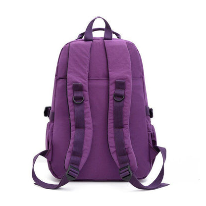 Large Shoulder Crossbody Travelling Daypack Waterproof School Bag Bookbag Nylon