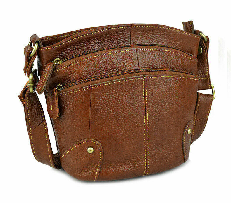 Cowhide Women Crossbody Bag Genuine Leather Small Messenger Bags Ladies Shoudler