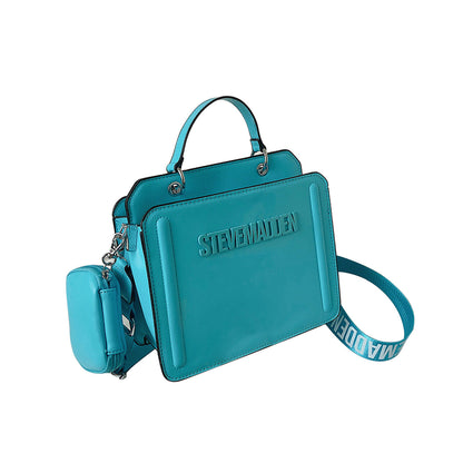 STEVEMADDEN New Square Bag Women's High-Quality Shoulder Messenger Handbag USA
