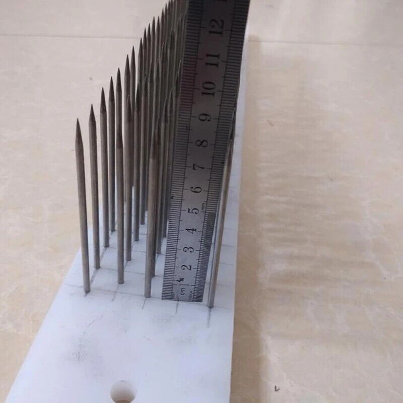 Hair Extension Comb Hackle With 100 Pcs Needle Making Machine Weft Tool 34x9x8cm