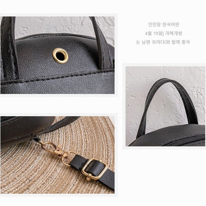 Backpack Synthetic Leather Small Bags Retro Handbag Phone Purse Pouch Travel 1PC