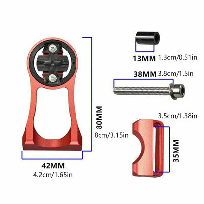 Bike Stem Extension Bracket Mounting Holder For GARMIN 1030/1030 Plus For GoPro;
