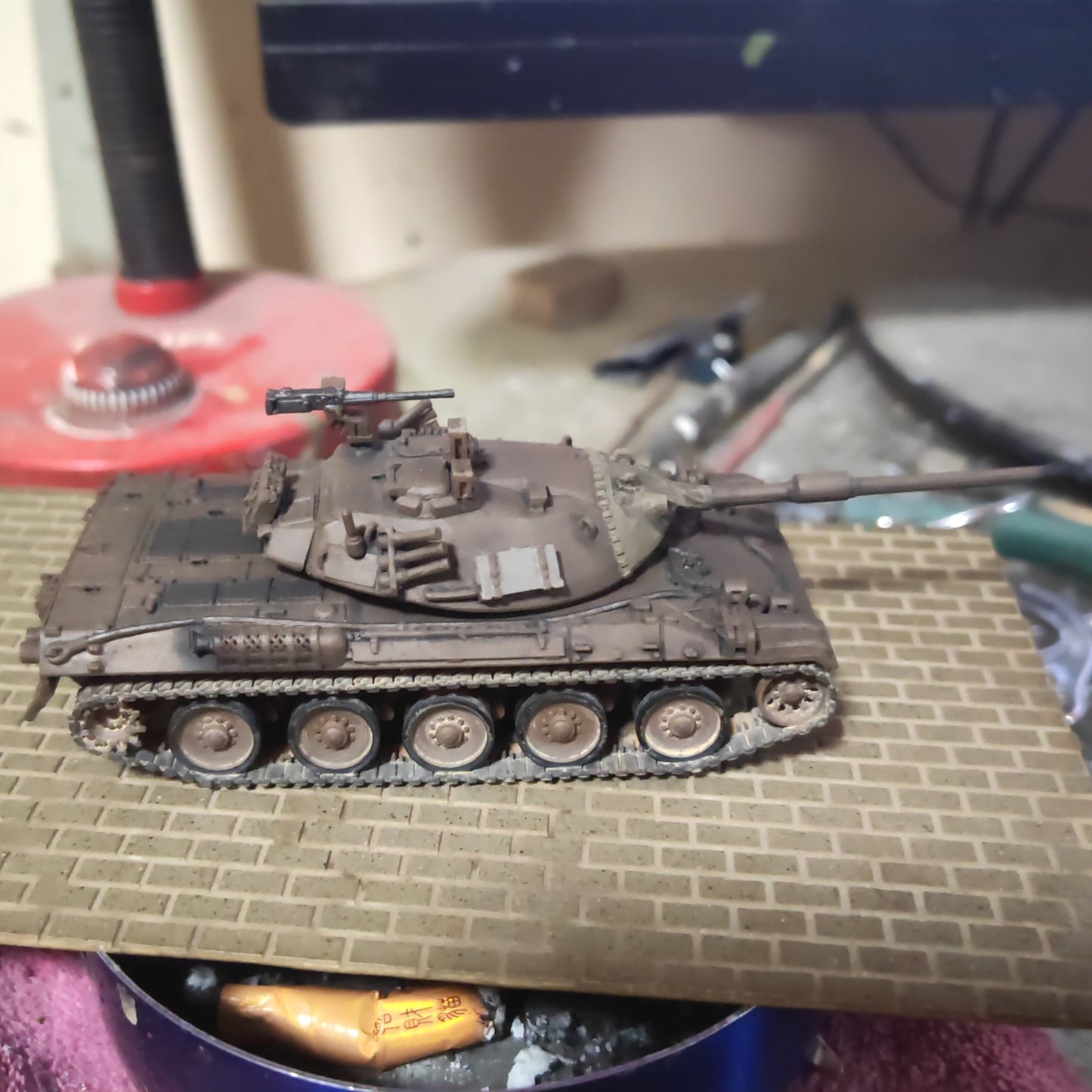 3D Printed 1/72 Stb Handbag Tank Finished Product