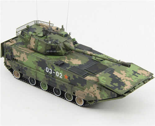 UNISTAR China ZTL-05 amphibious assault gun 03-02 1/72 Tank Pre-builded Model