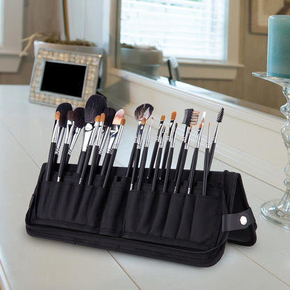 Professional Makeup Brush Case Carrying Bag Makeup Brushes Organizer 18*27*4.5cm