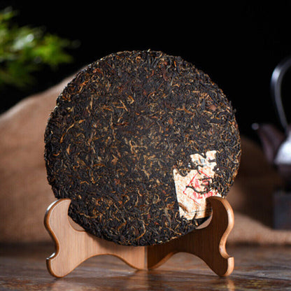 357g/12.59oz High Quality Gift Tea Dian Hong Pu-Erh Tea Cake Spring Black Tea