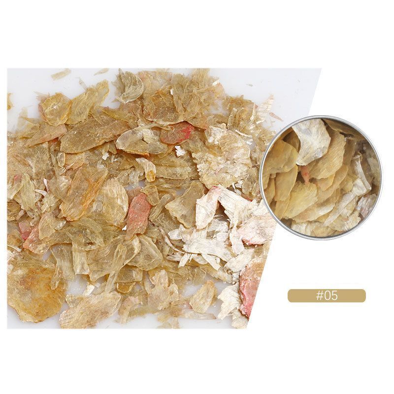 Nail Art Decoration Irregular Mica Sequins Marble Shell Flakes Glitter Slice DIY