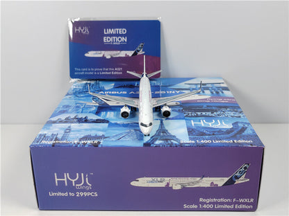 HYJLwings For Airbus A321-251NY F-WXLR LTD flying Xtra long range 1/400 Model