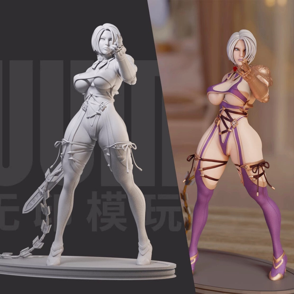 1/24 resin figures model Game character Ai Wei Unassembled unpainted