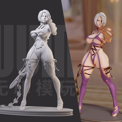 1/24 resin figures model Game character Ai Wei Unassembled unpainted