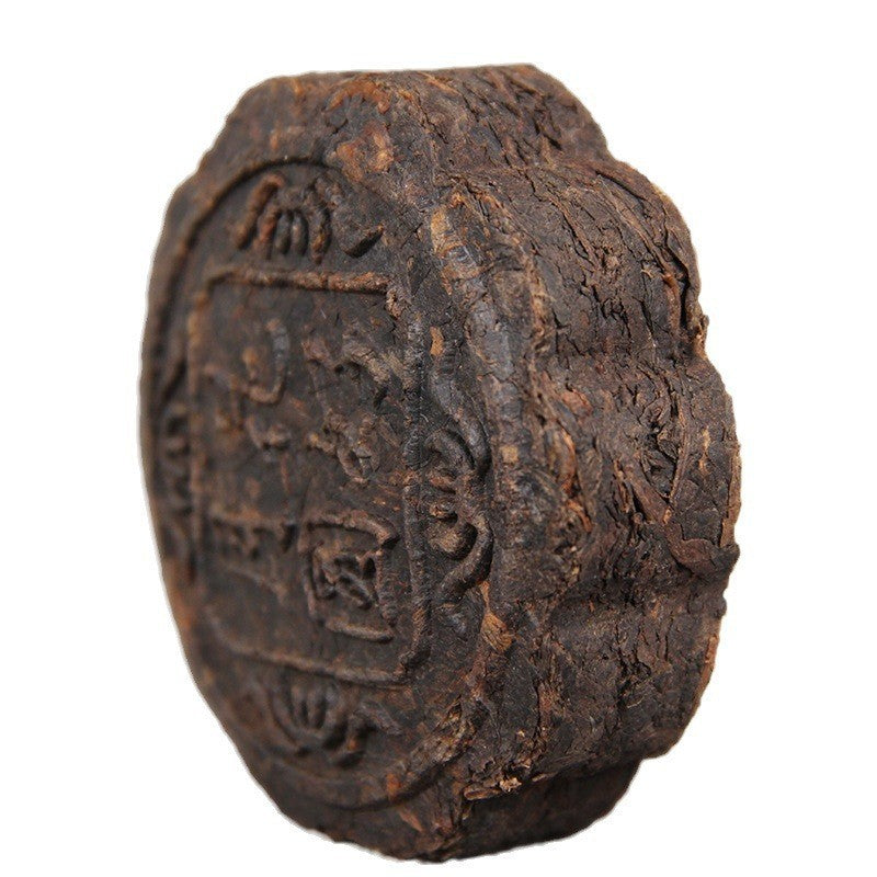 100g Ripe Pu'er Yunnan Moon Cake Style Aged Festive Gift Tea Single Pack Tea
