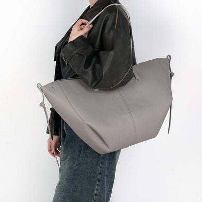 Ladies Bag Women PU Leather Chic Shoulder Bag Purse Commuting Tote Handbag