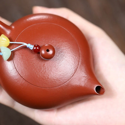 3.4oz True Yixing Zisha Zhu Clay Tea Pot With Certificate Paper Original Ore Pot
