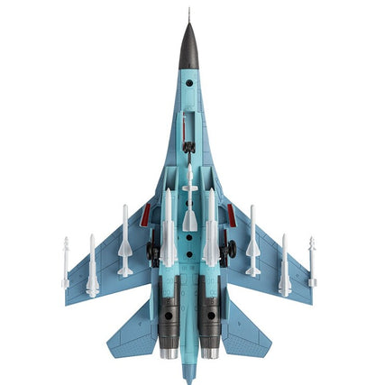 1/100 Scale Russian Air Force SU-30MKK Aircraft Diecast Metal + Plastic Model