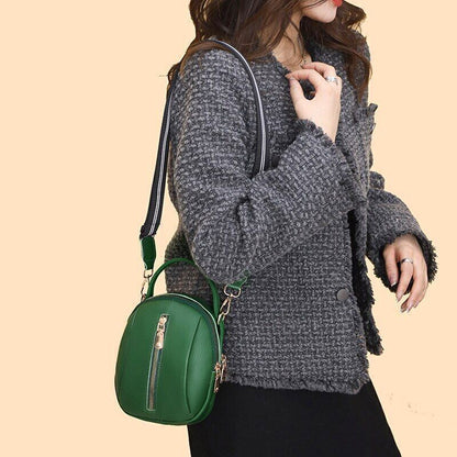 100% Genuine Leather Crossbody Bags Small Shoulder Messenger Bag Woman Black