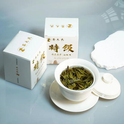 Authentic Fuding White Tea Mingqiantou Premium White Peony Small Square Tea
