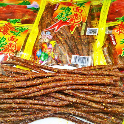 172g Chinese spicy strips snack Hot Chicken Tendon spicy strips HOT