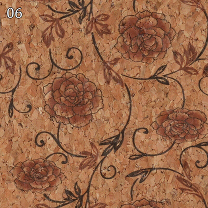 100x138cm Natural Cork Leather Fabric DIY Printed Textured Bag Furniture Decor