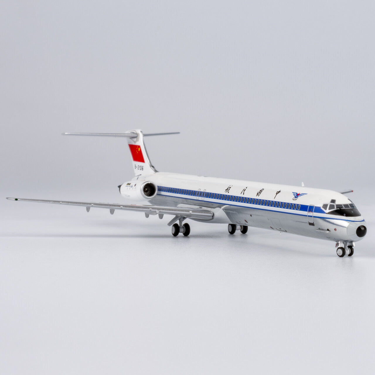 1:400 NGmodels CAAC McDonnell Douglas MD-82 B-2106 Airplane Diecast Plane Model