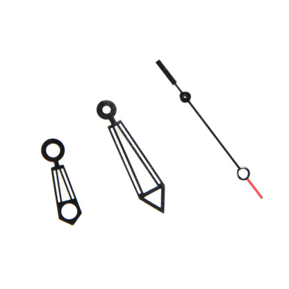 New Black Watch Hands Hour Minute Second Needles For ETA 2824-2 Watch Movement